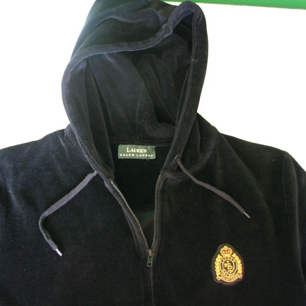 Polo Ralph Lauren Velveteen Zip-Up Hoodie, S